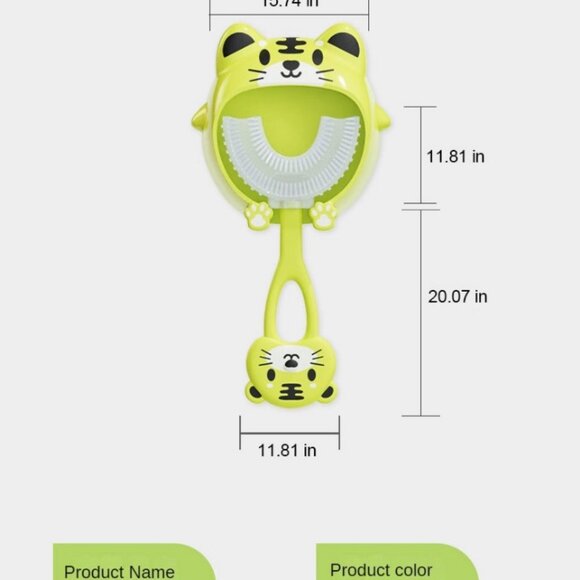 Organic 100% Cotton Muslin Teething Cloths & Baby Tooth Brush U Shape Pack1Combo - Picture 6 of 9